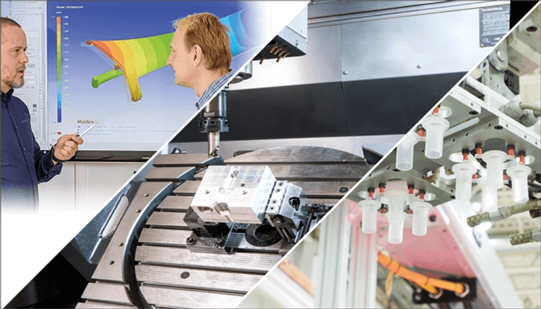 Picture showing our concept through innovation and expertise to finished product